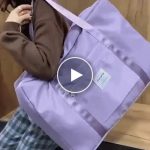 Kapesní skládací cestovní taška – video