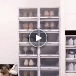 Plastový box na boty (12 kusů) – video