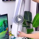 Skládací kbelík na mop s pojízdnými kolečky – video