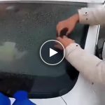 Škrabka na led – video