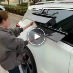 Sluneční clona do auta a na okno – video
