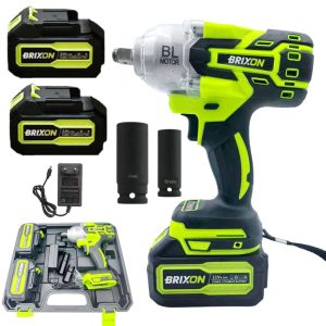 Brixon AKU Rázový utahovák + Náhradní baterie