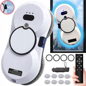Robotický čistič oken s automatickým postřikem vody 3v1 – inteligentní, dálkově ovládaný