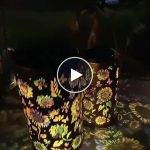 Dekorativní solární zahradní lucerna – video